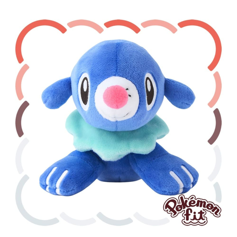 Officiële Pokemon center Pokemon fit knuffel Popplio 18cm (lang)